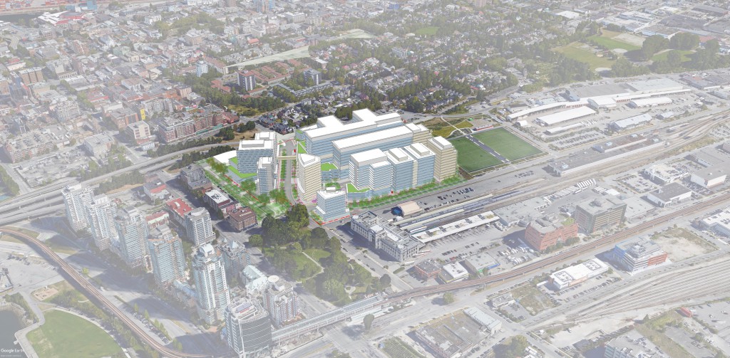 Conceptual drawing of New St. Paul’s and Health Campus.